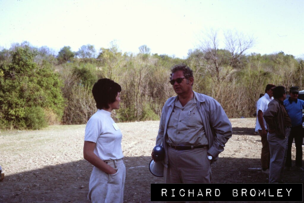 Julia Hubbard and Bob Perkins - Dinosaur Track Excursion - State Park - Texas USA 1971